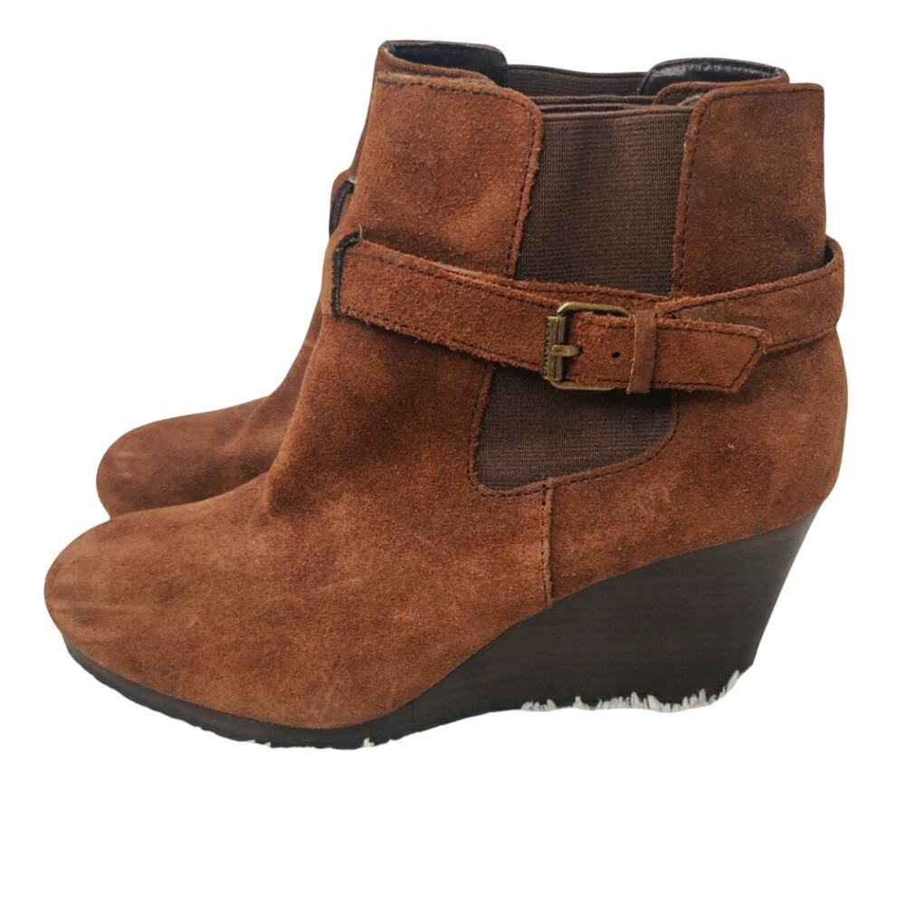 Brown Ralph Lauren booties sz 9.5
